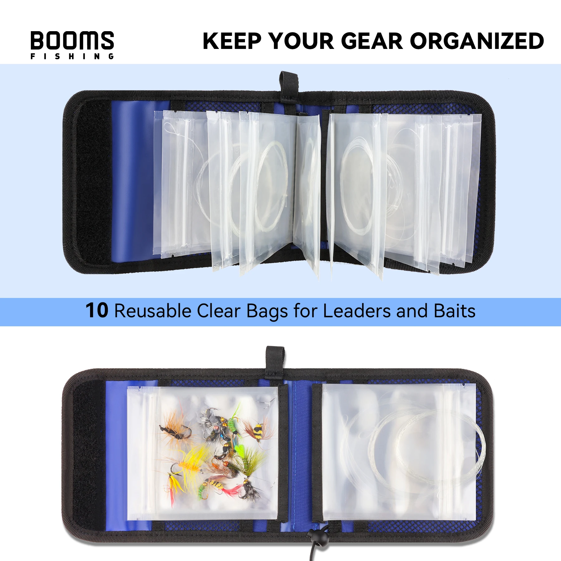 Bolsa Aparejos Booms Fishing SH2 – Cartera 10 bolsillos mosca y tippet - imagen 5