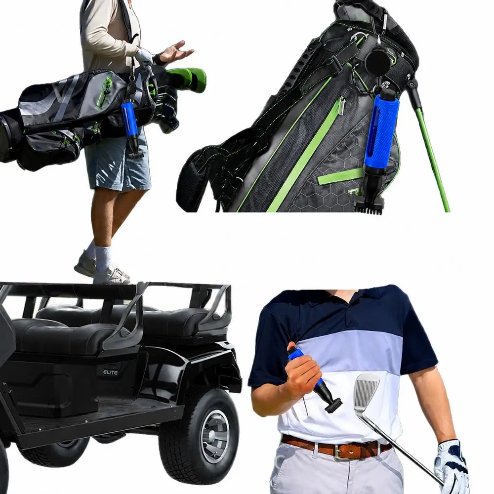 Cepillo limpiador de palos de golf a presión con pulverizador - imagen 3