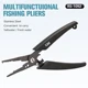 Alicales de pesca TSURINOYA RS-1092 acero inox mango ABS corte trenzado