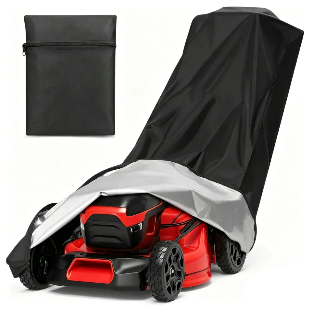 Funda impermeable cortacésped de empuje PA Oxford resistente exteriores - imagen 4
