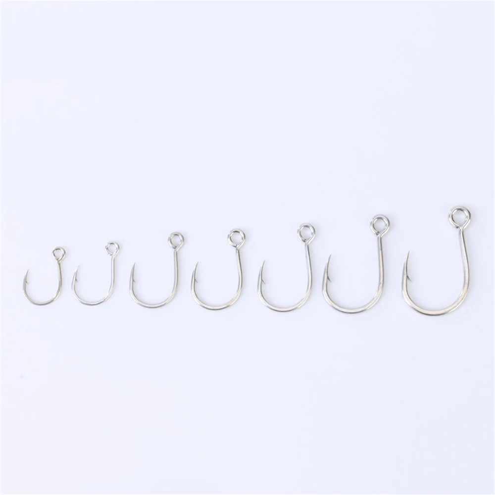 Anzuelo Circle Hook Jigging Lento – Agua Salada Alto Carbono Estaño - imagen 5
