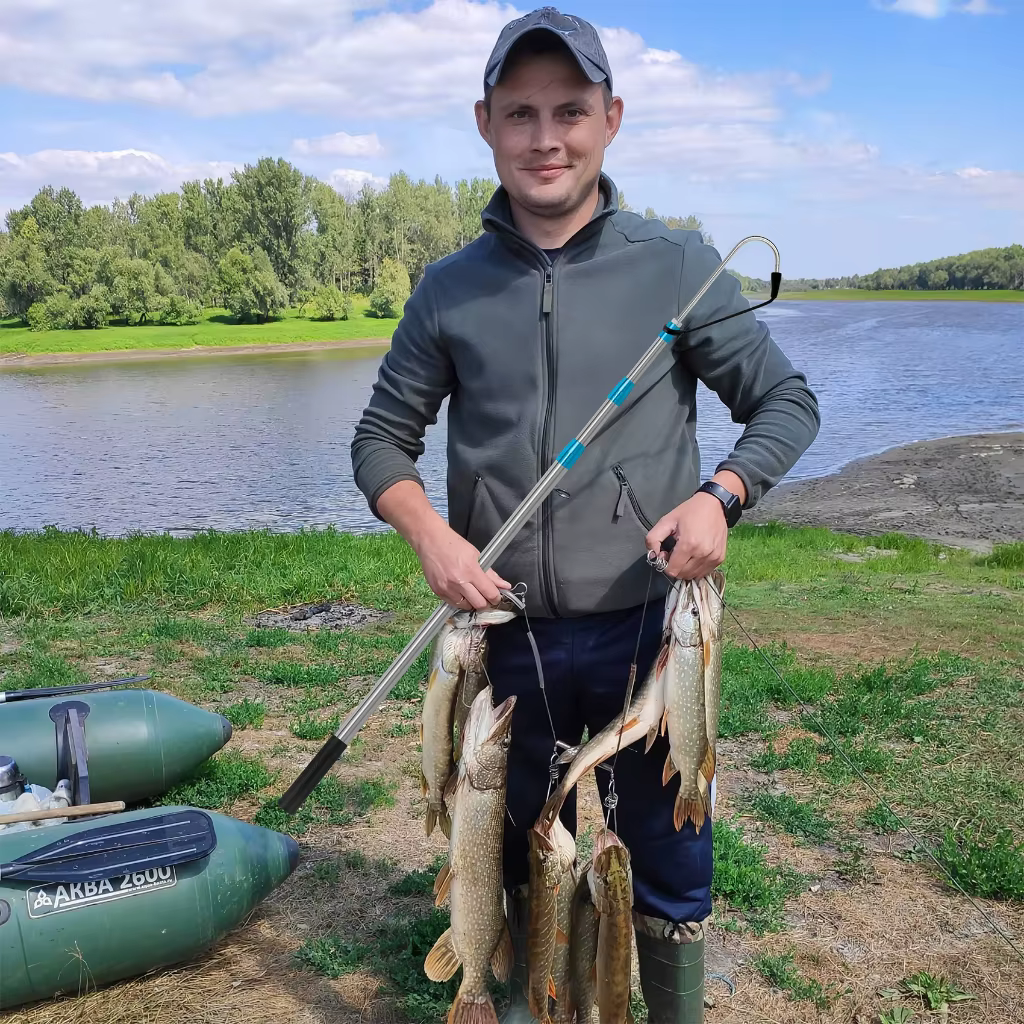 SANLIKE-jaqueta Telescópica para Pesca – Poste inoxidable 1,8–2,1 m - imagen 2
