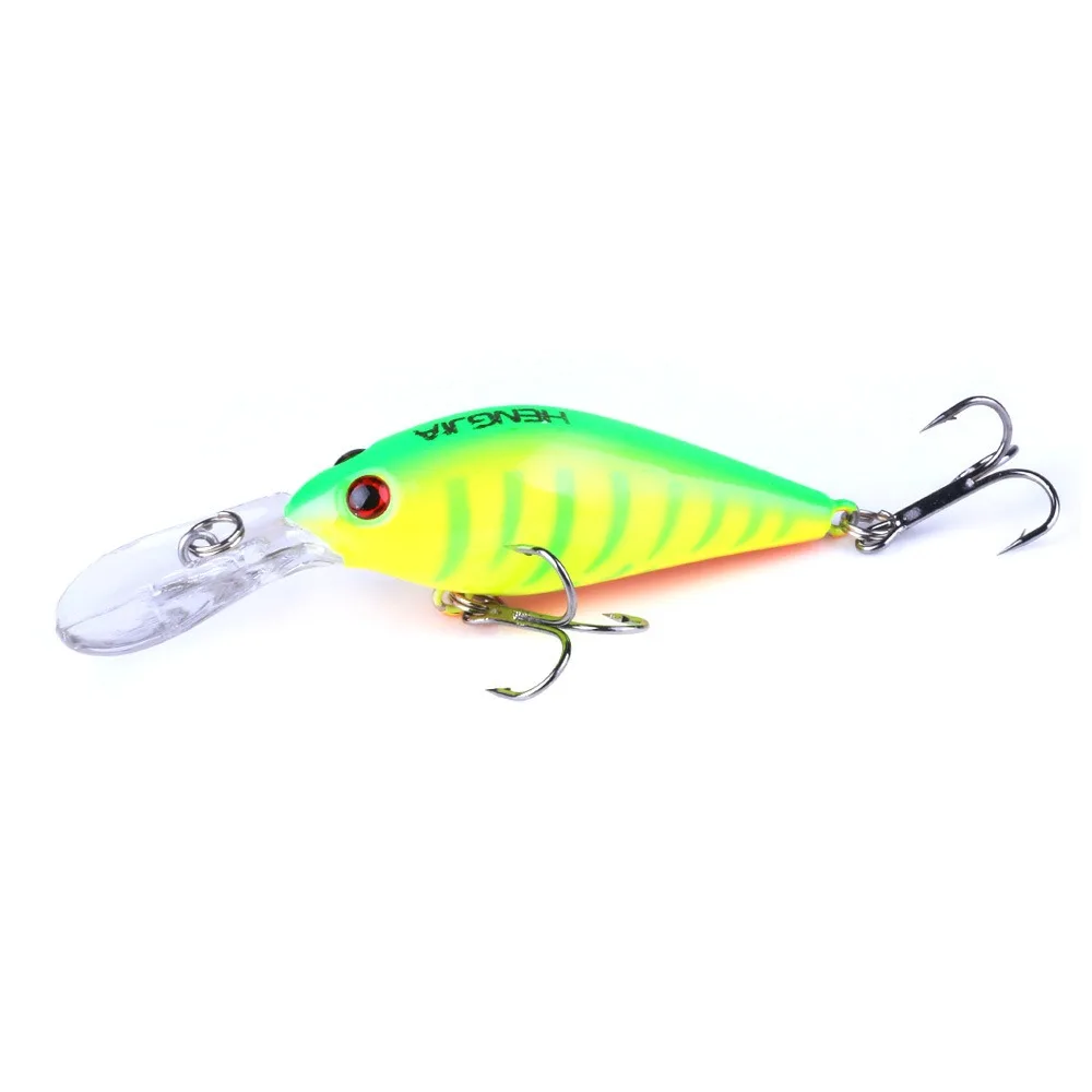 Vista frontal del crankbait mostrando la paleta