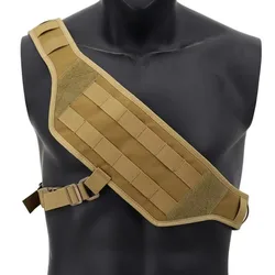 Chaleco táctico MOLLE de liberación rápida con bolsa cruzada