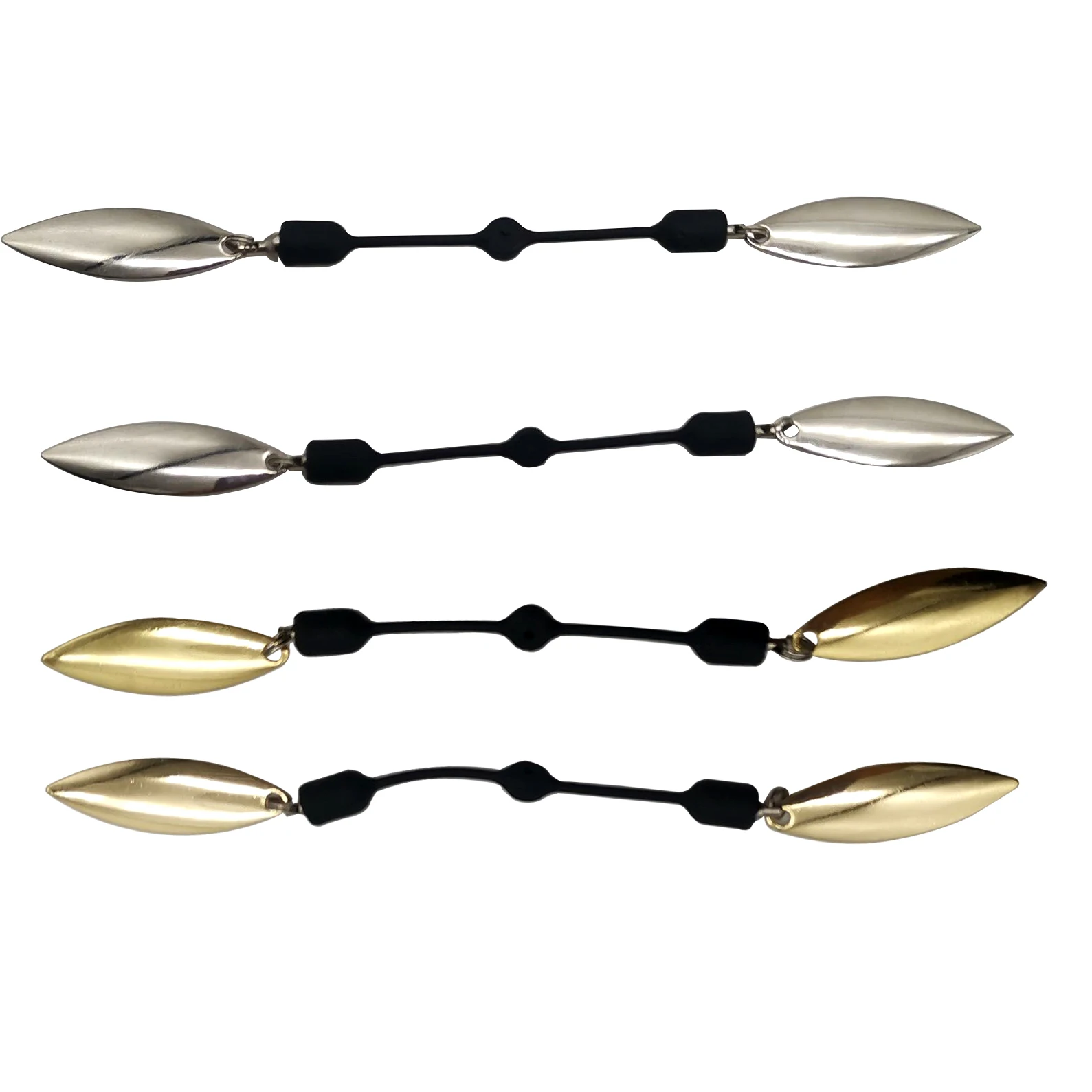 Cucharas giratorias Spin Spinner rattlin buzz de cobre doble - imagen 3