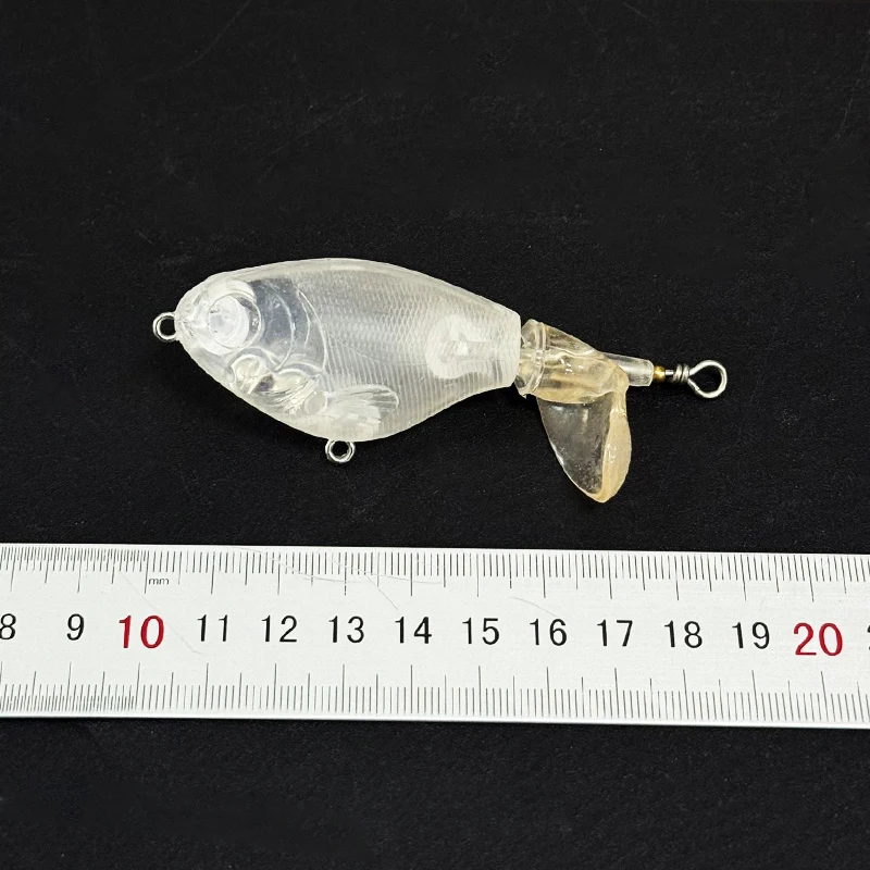 Whopper Plopper 75F señuelo giratorio con hélice para lucio y trucha - imagen 3
