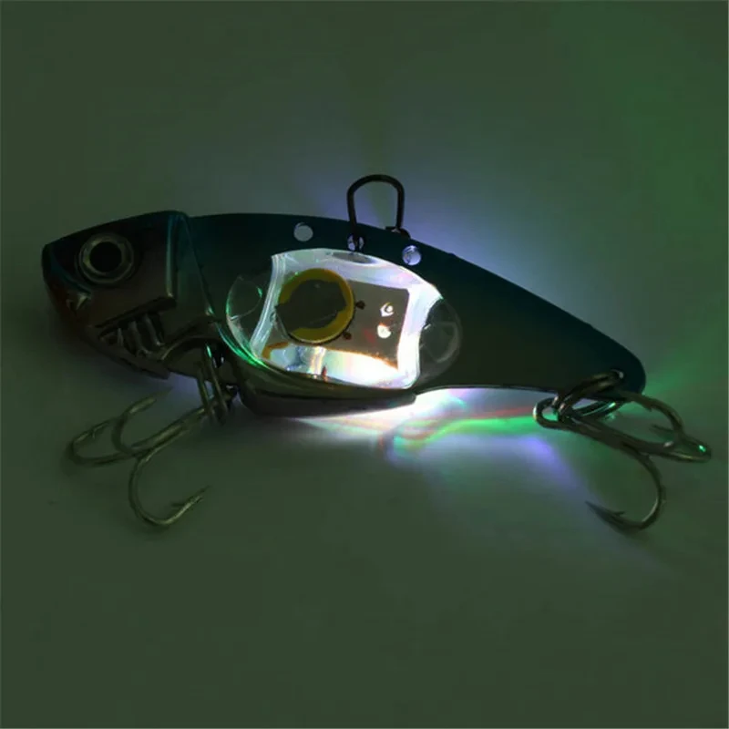 Luz LED Intermitente Roja y Azul para Pesca Nocturna