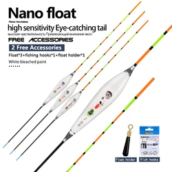 Flotadores Nano compuestos con tapón para pesca