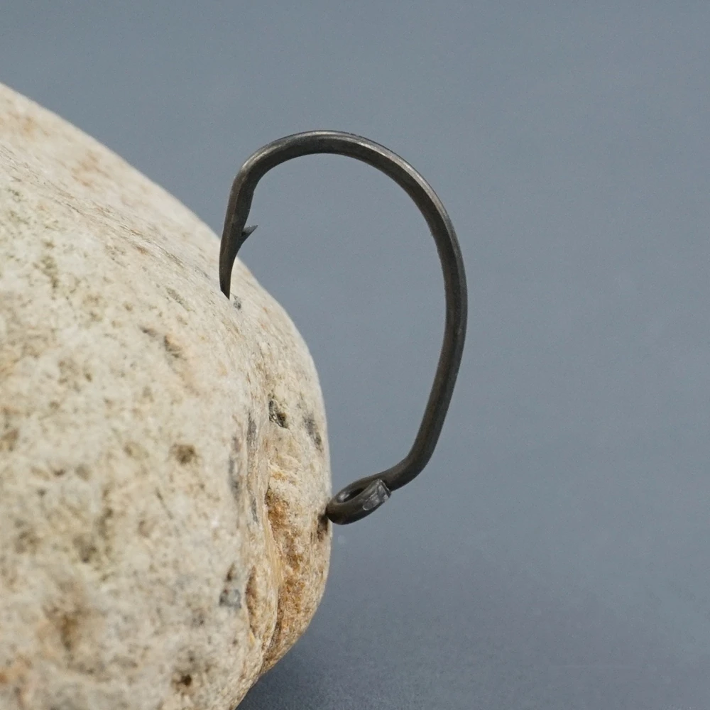 Hirisi Anzuelos de acero inoxidable PTFE con ojo para pesca - imagen 4