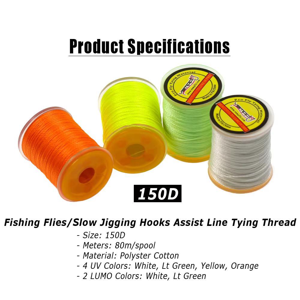 Hilo Binding Bimoo 150D Fluorescente – Slow Jigging - imagen 3