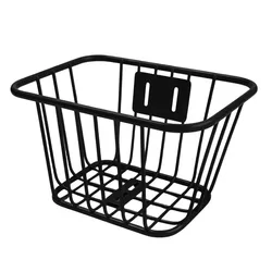 Cesta delantera fija de metal para bici de montaña – ajustable