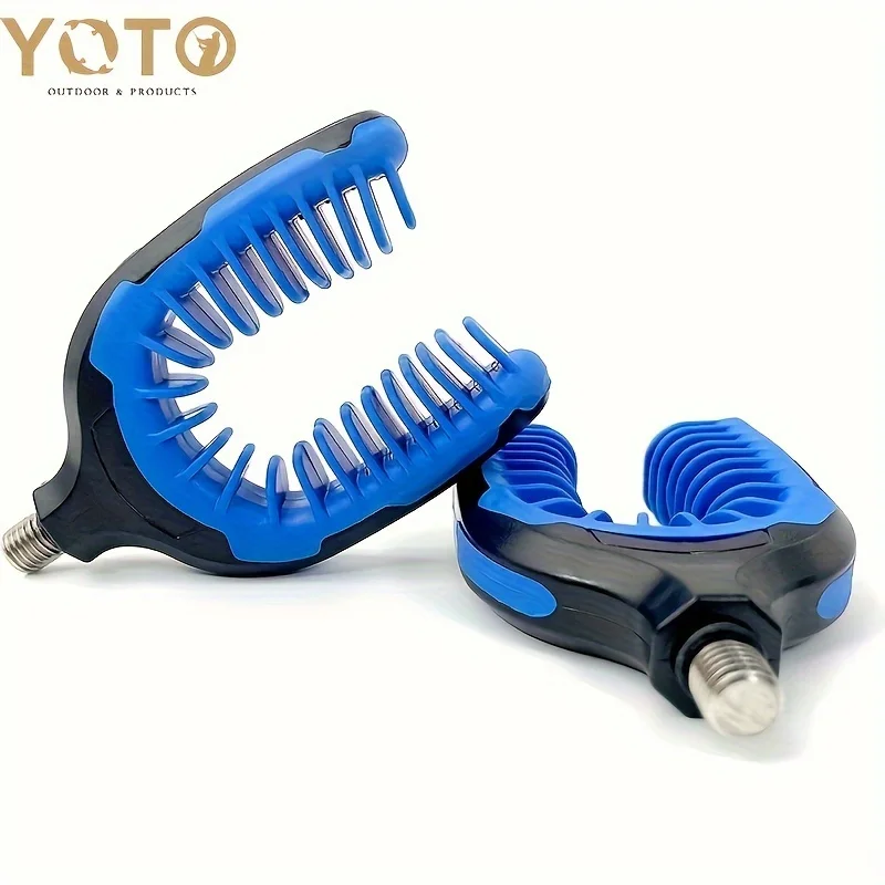 YOTO Soporte caña pescar forma U plástico resistente – Accesorio pesca