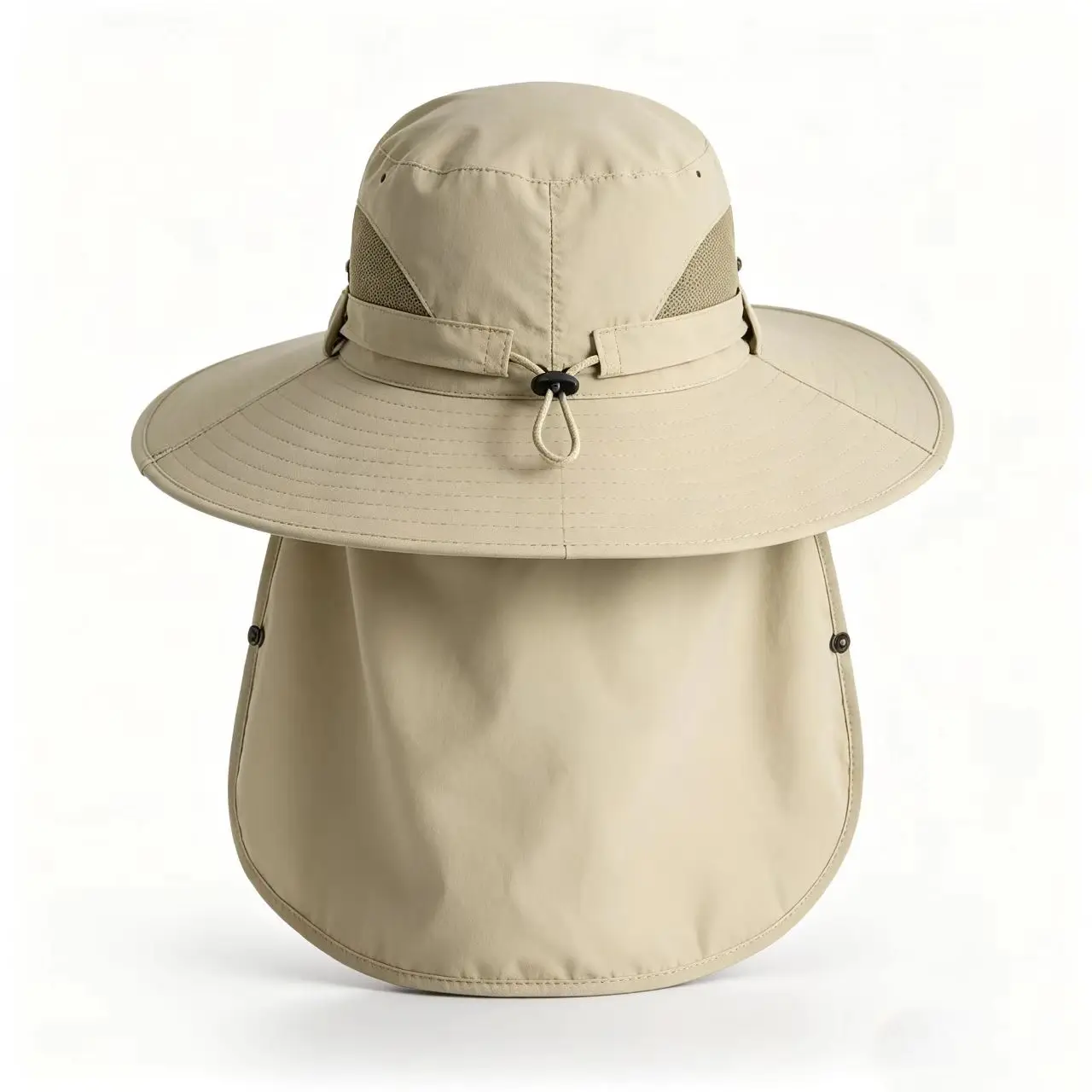 Sombrero anti-UV transpirable con máscara facial extraíble y visera - imagen 4