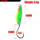 Señuelos cucharilla de lentejuelas con gancho para pesca - imagen 3