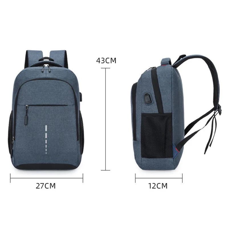 Lawaia Mochila impermeable con puerto USB para portátil 14″ - imagen 5