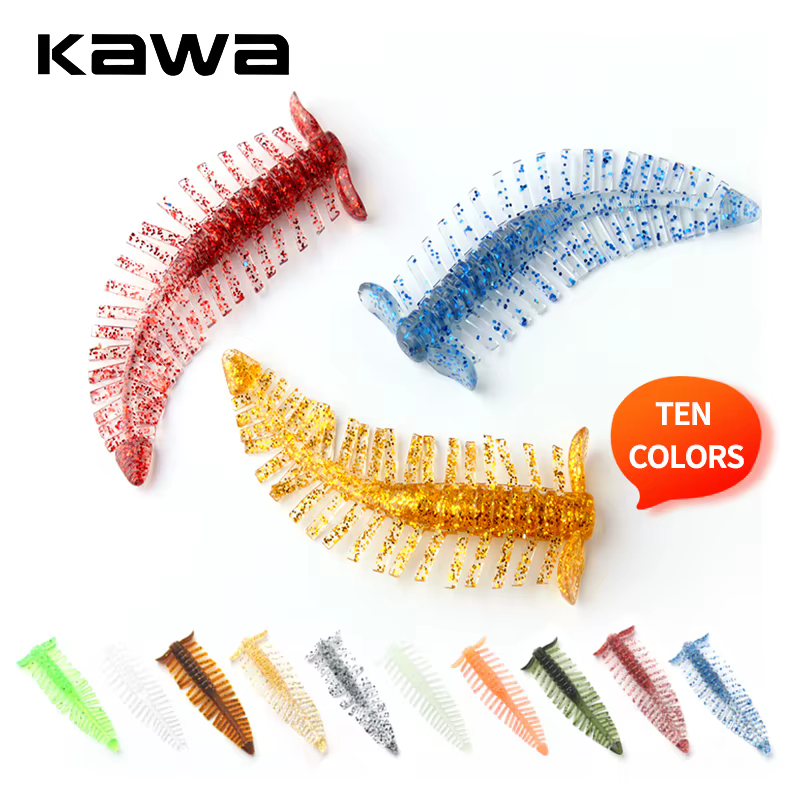 Kawa Señuelos blandos TPE – Swimbaits realistas para lubina