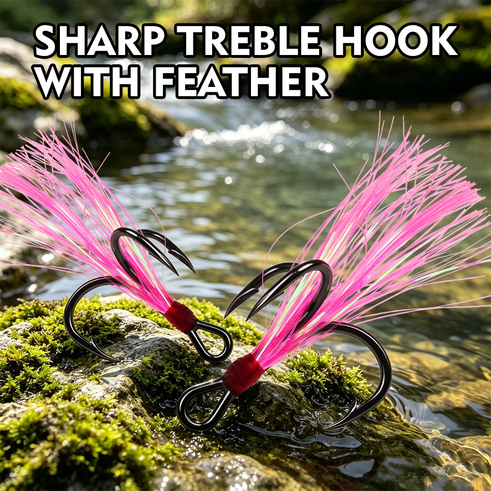 Anzuelos Triples Proberos – Acero Alto Carbono para Señuelos Duros y Crankbaits - imagen 3