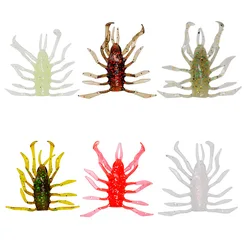 Señuelo blando gusano polipodia - Vinilo 3,5-7 cm para pesca deportiva