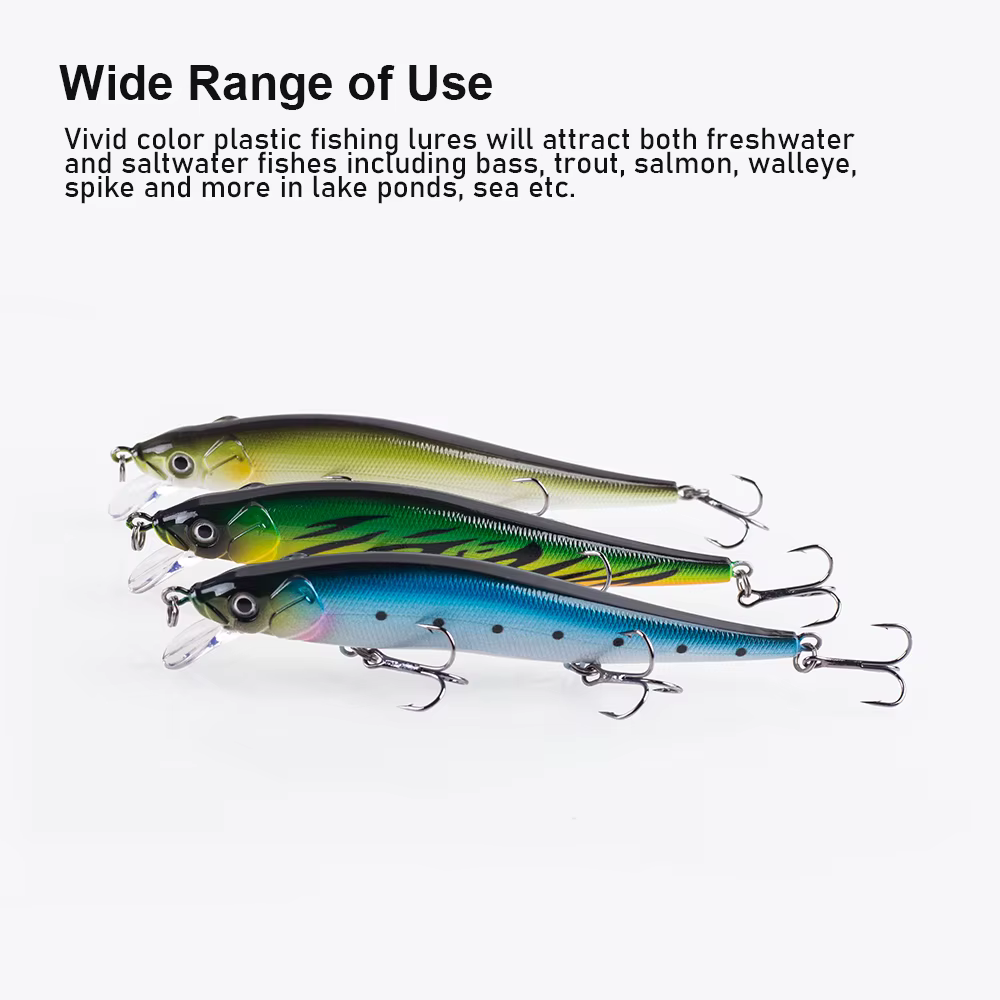 Hanlin Swimbait Flotante Lápiz – Señuelo Realista para Lubina y Lucio - imagen 5
