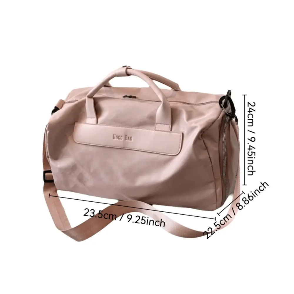 Bolsa de gimnasio con múltiples compartimentos