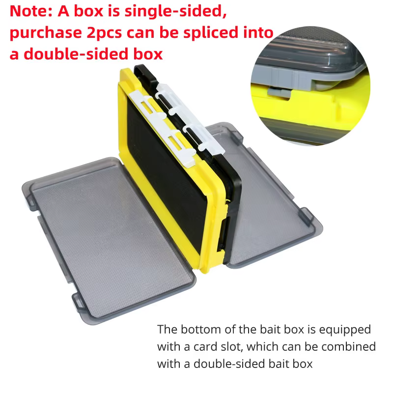 Caja de pesca con espuma – Organizador portátil de señuelos - imagen 4