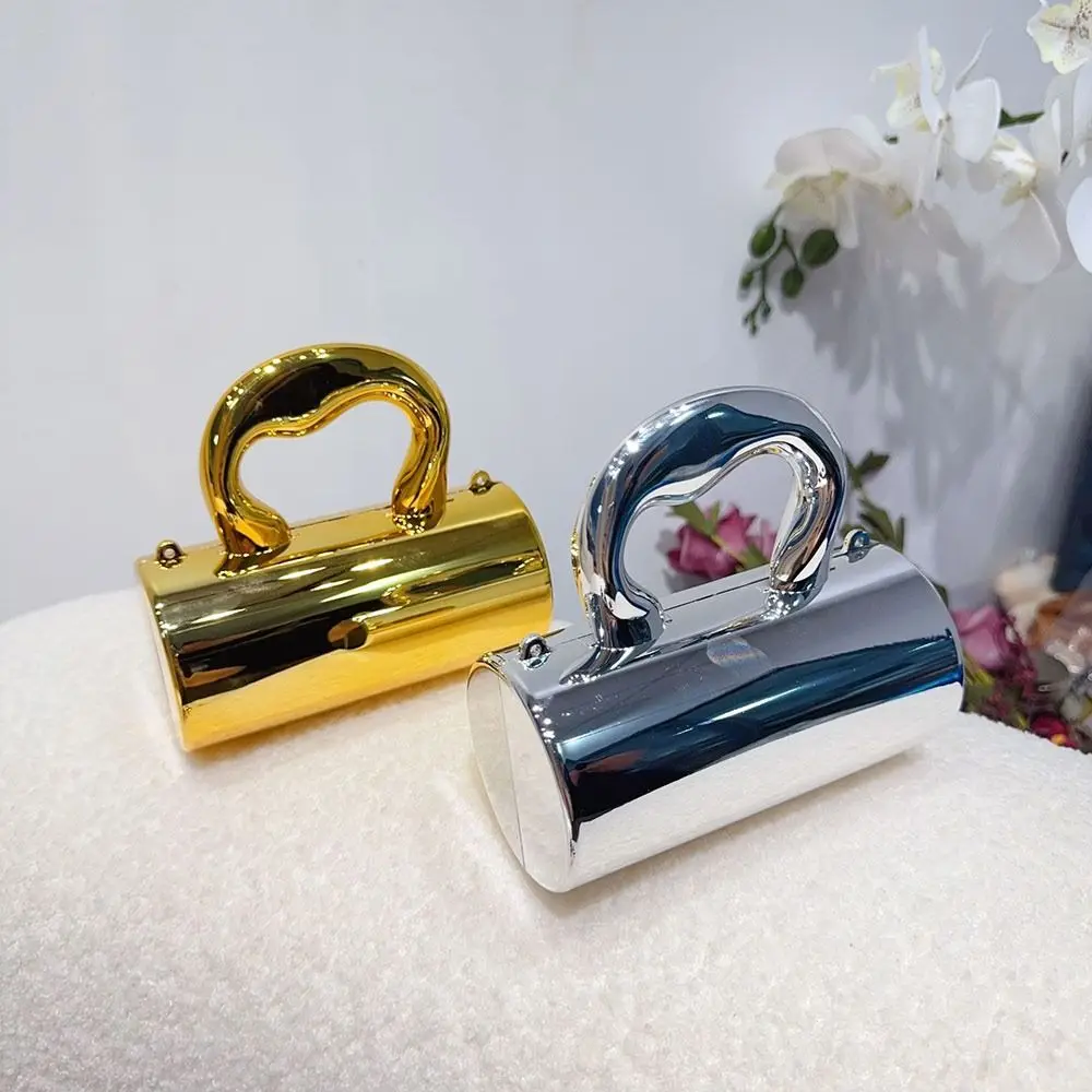 Mini bolso de noche dorado tipo bolso de mano