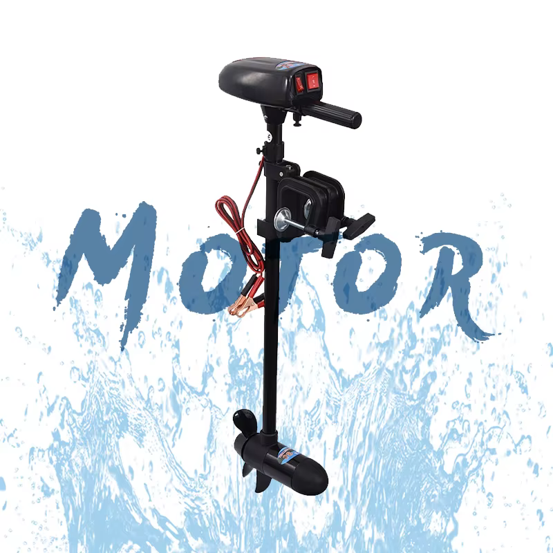 Solar Marine Motor eléctrico de pesca 12V 18lb - soporte de popa - imagen 4