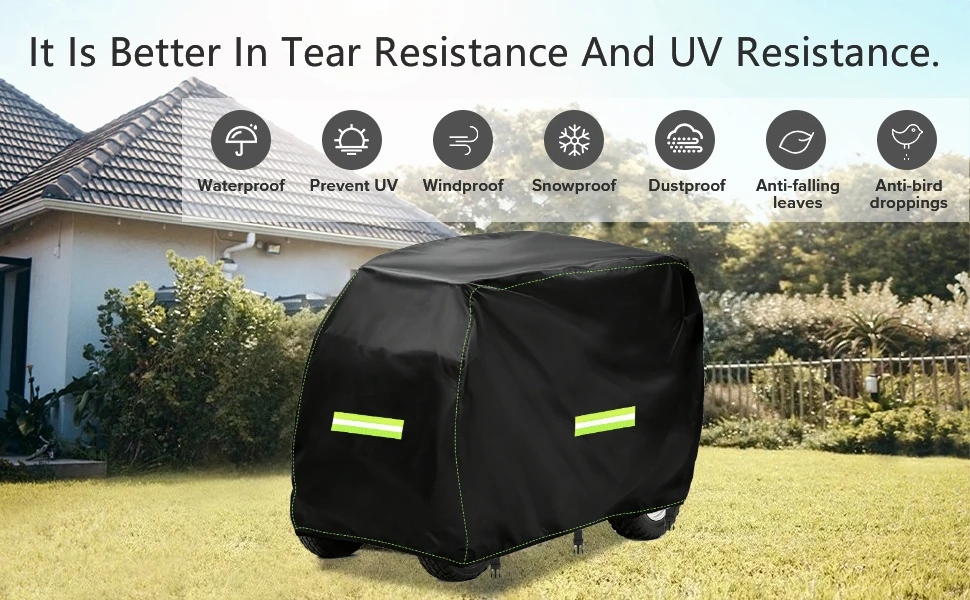Funda impermeable para scooter de movilidad con tejido Oxford 210D