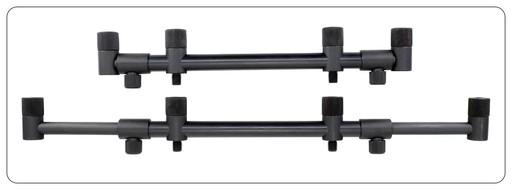Soporte de aluminio para 4 cañas de pesca (buzbar) hirisi