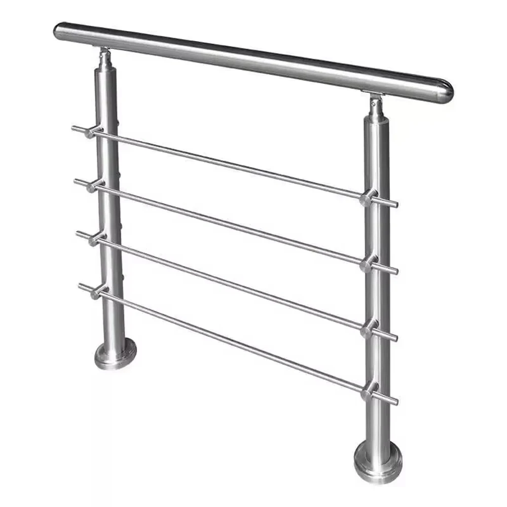 Soporte de pasamanos móvil de acero inoxidable, diseño moderno - imagen 4