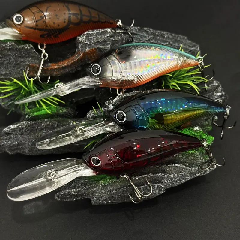 Crankbait flotante tipo minnow para pesca en agua salada - imagen 2