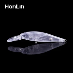 Wobbler Minnow Hanlin – Señuelo color blanco transparente