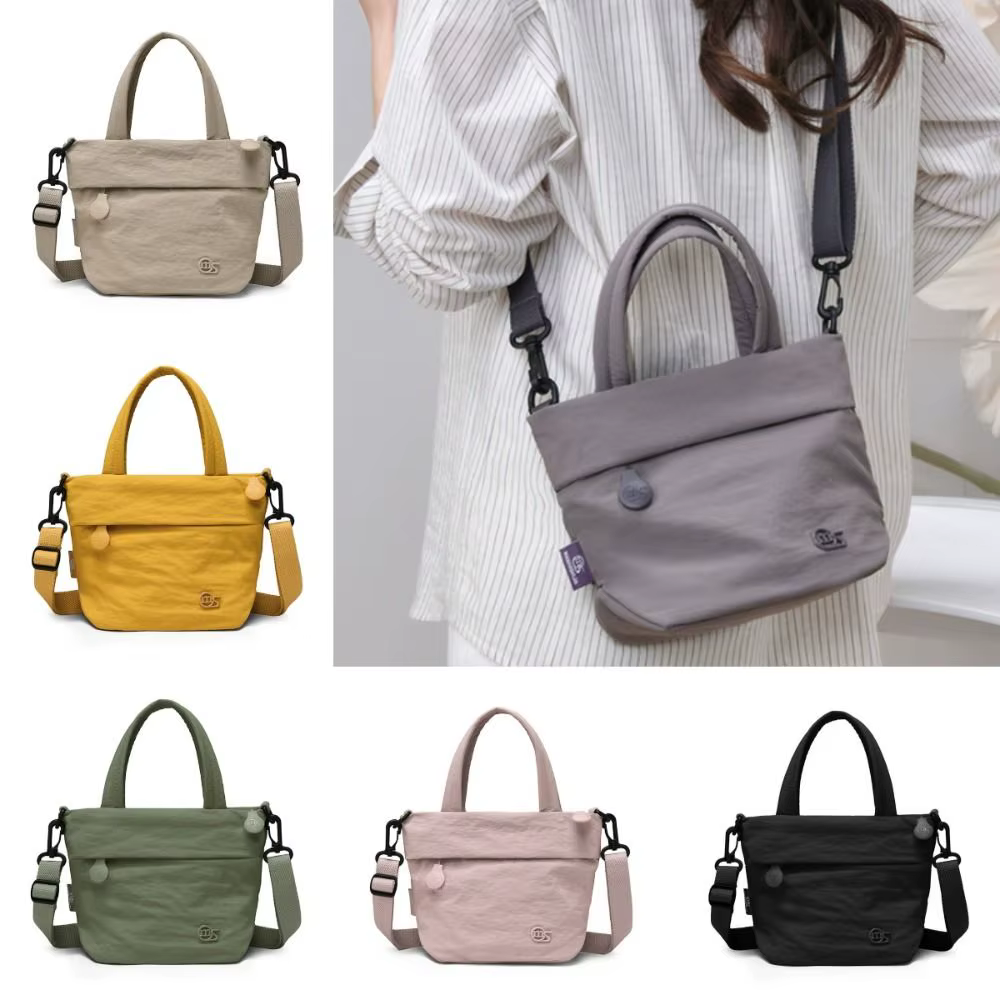 Bolso bandolera para mujer ligero con correa larga y bolsillos - imagen 4