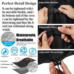 Funda impermeable para mesa de jardín – Oxford 210D con protección UV