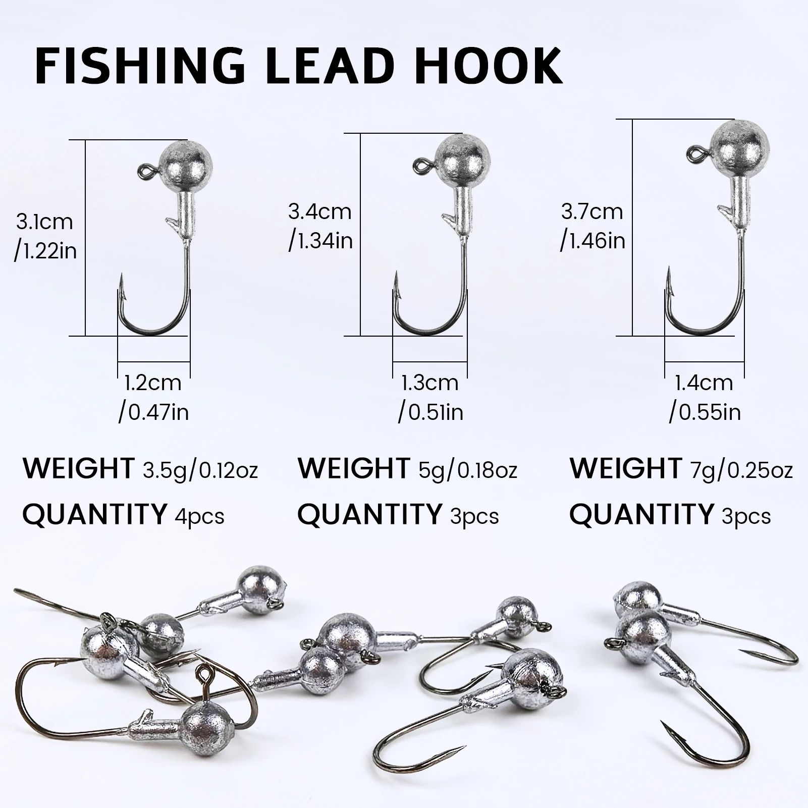Cebo vinilo erizo flotante con anzuelo jig FREE FISHER - imagen 2