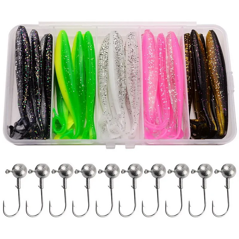 Accesorios del kit para pesca con señuelos blandos