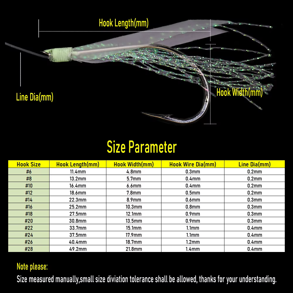 WIFREO anzuelo Sabiki luminoso piel pescado – aparejo agua salada - imagen 3
