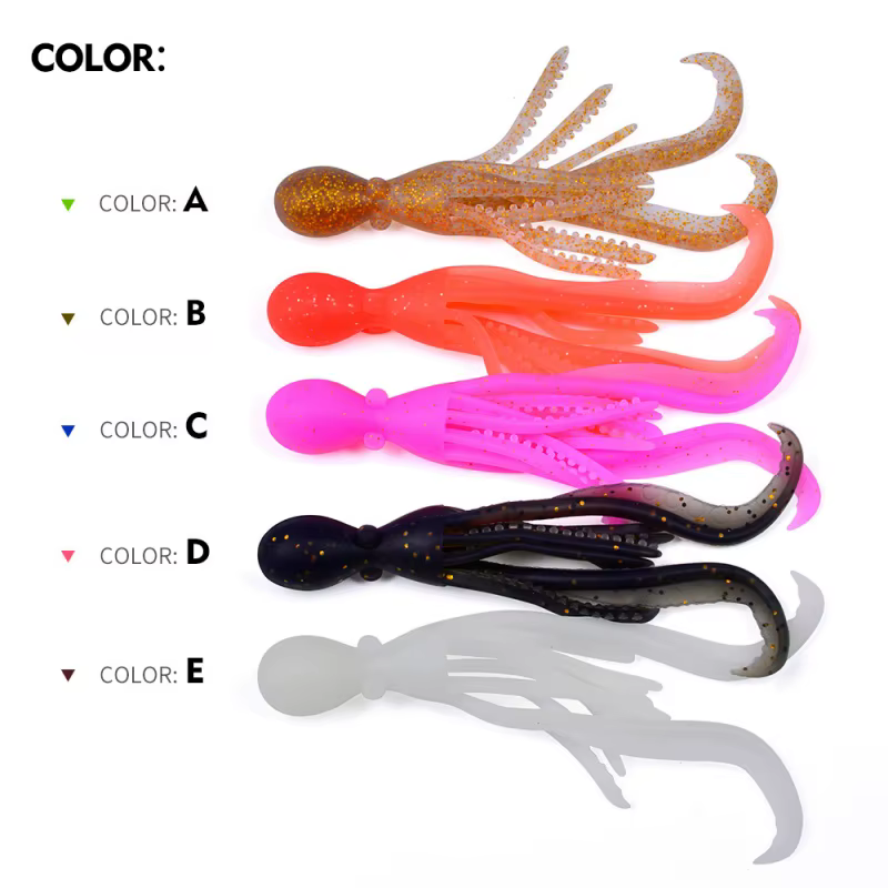Swingman Cebo de Calamar Suave – Elasticidad Alta para Pesca - imagen 2