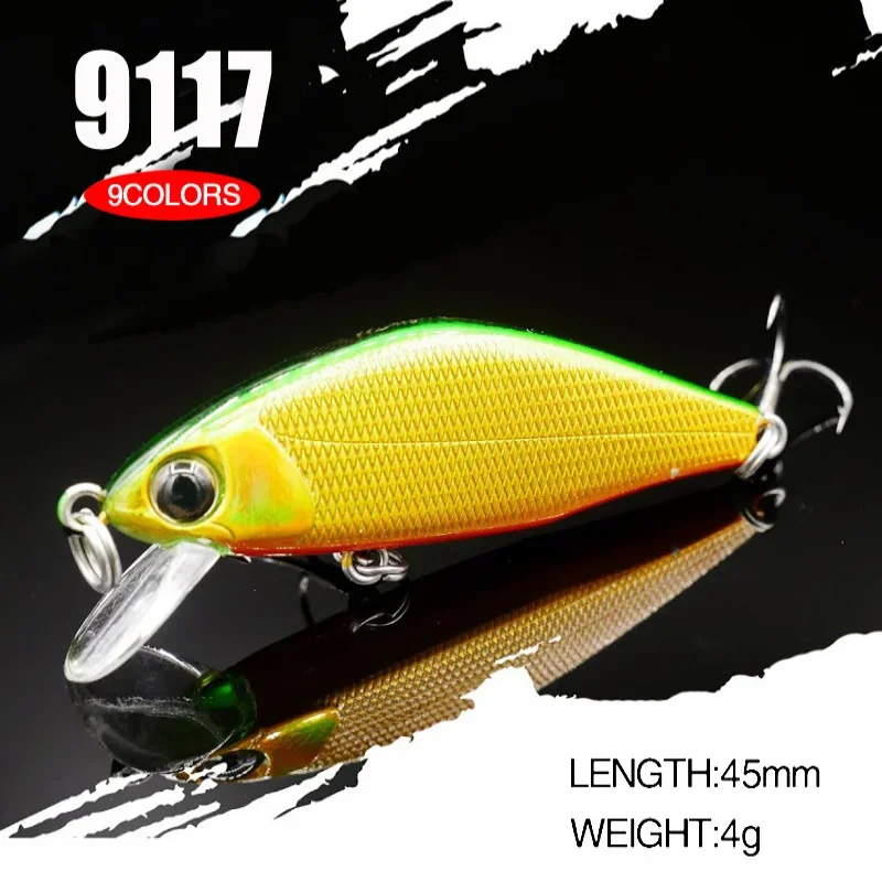 Señuelos duros hundimiento Pesca Issen para trucha, lucio y perca - imagen 5