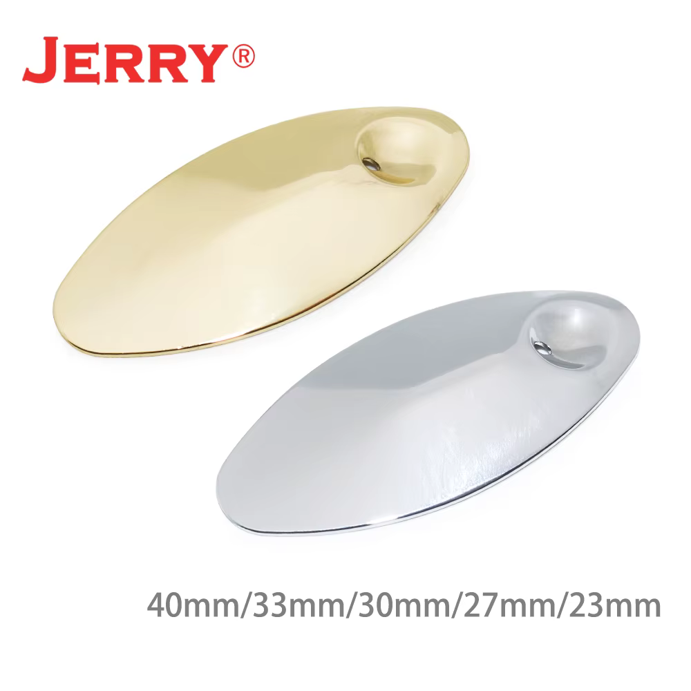 Jerry Inline Spinner Blade latón – Cuchara spinning de pesca - imagen 2