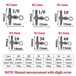 Conector Swivel 3 vías acero inoxidable pesca alta resistencia
