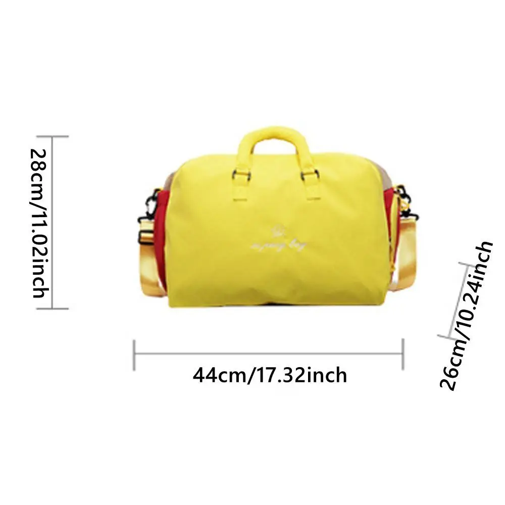 Bolsa de gimnasio con compartimento para zapatos vista frontal