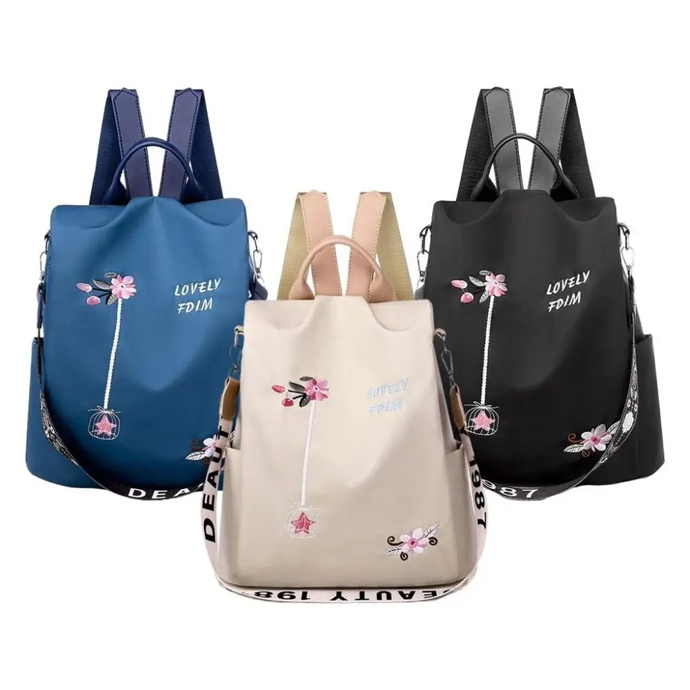 Bolso bandolera antirrobo para mujer con bordado Oxford - imagen 5