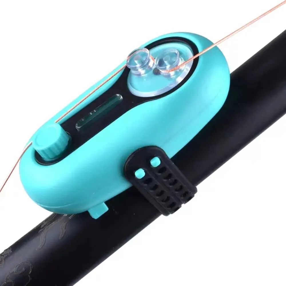 Alarma instalada en caña de pesca