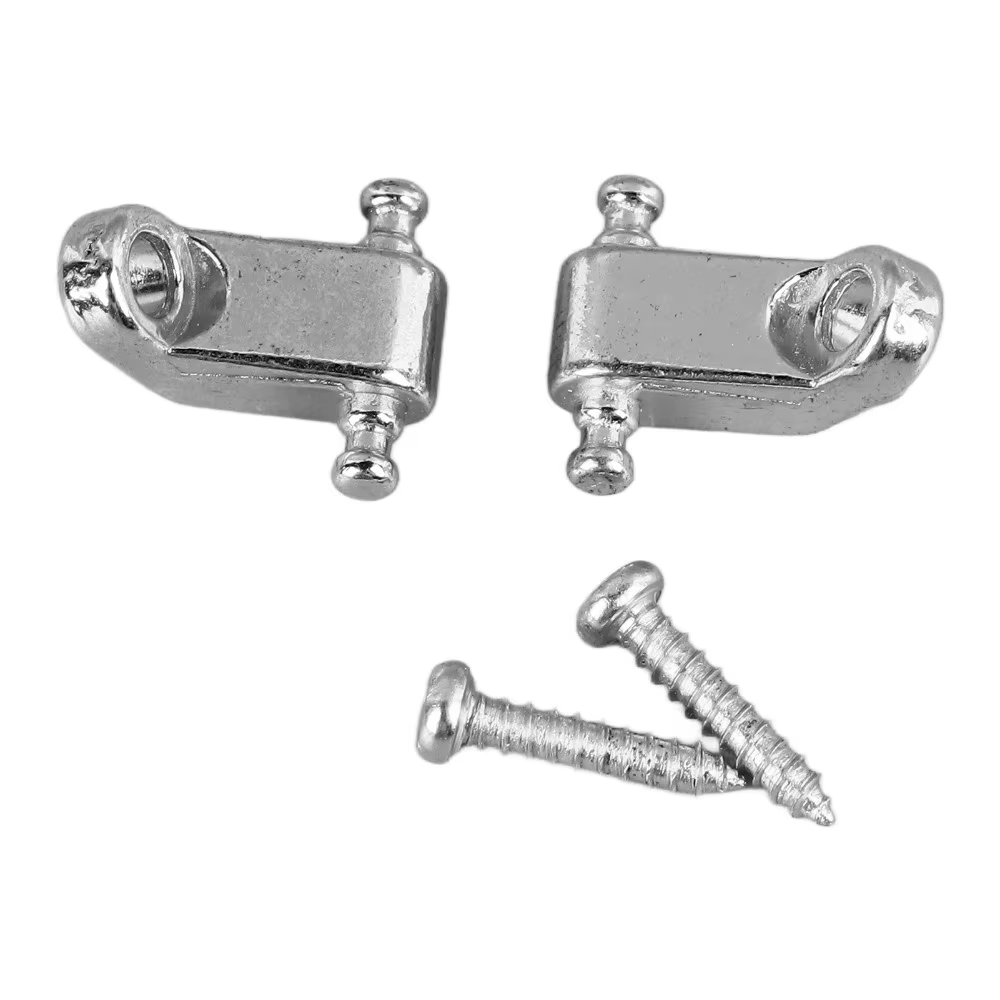Detalle del retenedor de cuerdas para guitarra