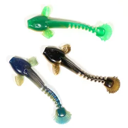 Vinilos Cola de Abanico Texas Rig – Señuelo blando para agua dulce