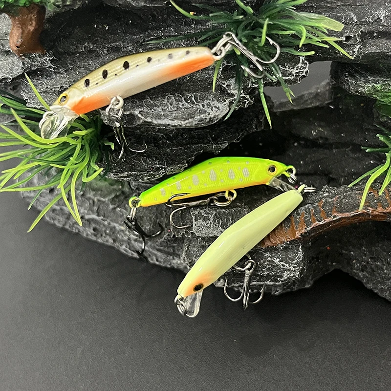 Señuelo Wobbler sinking minnow para trucha y lubina - imagen 3