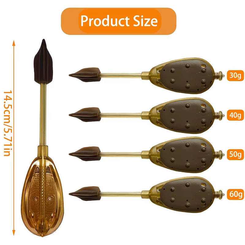 Alimentadores de carpa con mango largo para cambio rápido - imagen 4