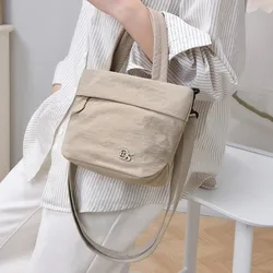 Bolso bandolera ligero para mujer con correa larga y bolsillos
