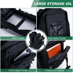 Mochila para pesca Goture con organizador acolchado impermeable